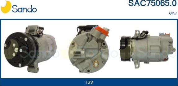 Sando SAC75065.0 - Compressor, air conditioning autospares.lv