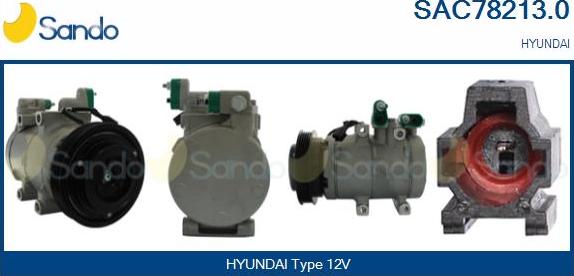 Sando SAC78213.0 - Compressor, air conditioning autospares.lv