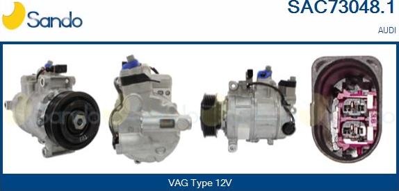 Sando SAC73048.1 - Compressor, air conditioning autospares.lv