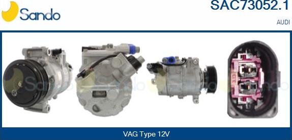 Sando SAC73052.1 - Compressor, air conditioning autospares.lv