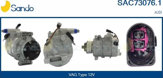 Sando SAC73076.1 - Compressor, air conditioning autospares.lv