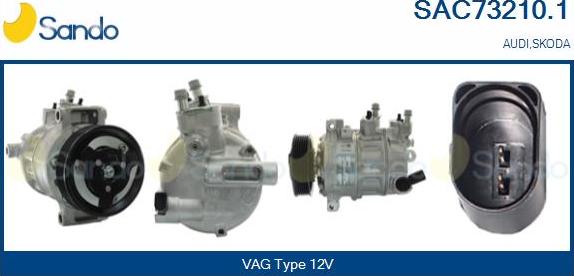 Sando SAC73210.1 - Compressor, air conditioning autospares.lv