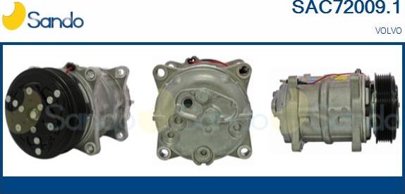 Sando SAC72009.1 - Compressor, air conditioning autospares.lv