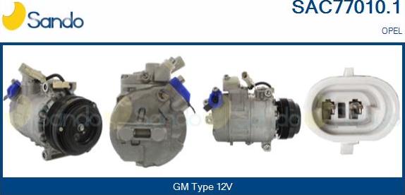 Sando SAC77010.1 - Compressor, air conditioning autospares.lv