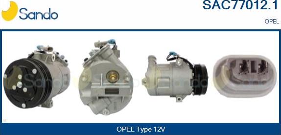 Sando SAC77012.1 - Compressor, air conditioning autospares.lv