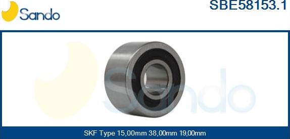 Sando SBE58153.1 - Bearing autospares.lv