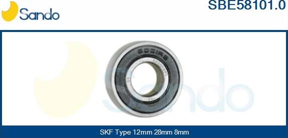 Sando SBE58101.0 - Bearing autospares.lv