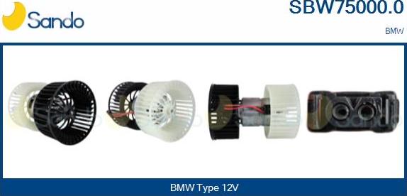 Sando SBW75000.0 - Interior Blower autospares.lv