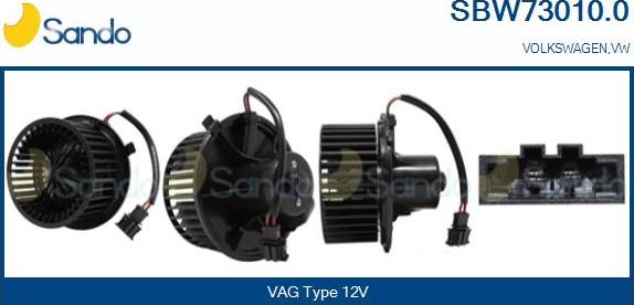 Sando SBW73010.0 - Interior Blower autospares.lv
