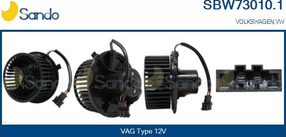 Sando SBW73010.1 - Interior Blower autospares.lv