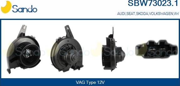 Sando SBW73023.1 - Interior Blower autospares.lv