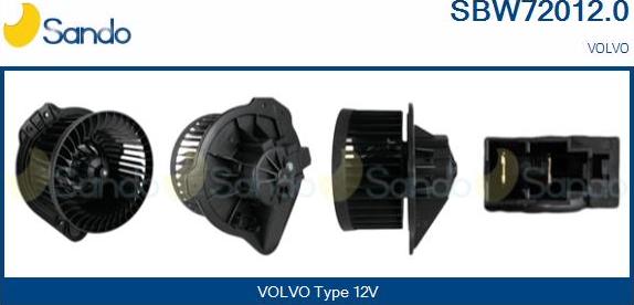 Sando SBW72012.0 - Interior Blower autospares.lv