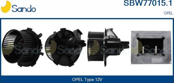 Sando SBW77015.1 - Interior Blower autospares.lv