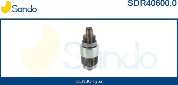 Sando SDR40600.0 - Pinion, bendix, starter autospares.lv