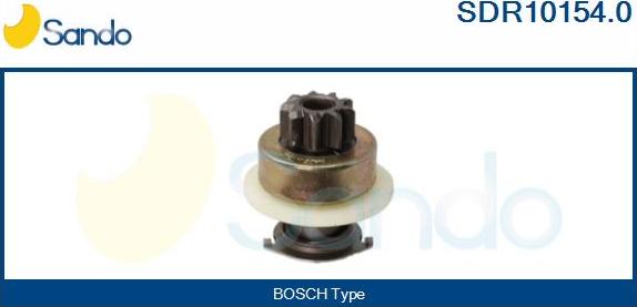 Sando SDR10154.0 - Pinion, bendix, starter autospares.lv