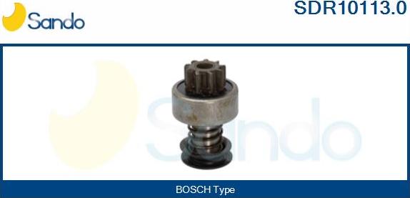 Sando SDR10113.0 - Pinion, bendix, starter autospares.lv