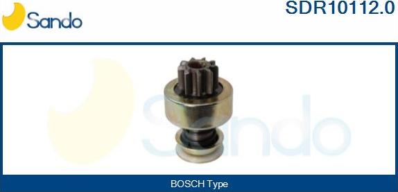 Sando SDR10112.0 - Pinion, bendix, starter autospares.lv