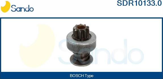 Sando SDR10133.0 - Pinion, bendix, starter autospares.lv