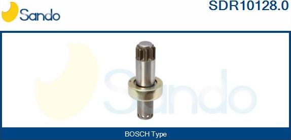 Sando SDR10128.0 - Pinion, bendix, starter autospares.lv