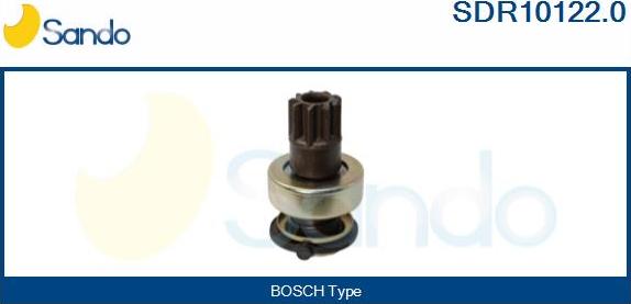 Sando SDR10122.0 - Pinion, bendix, starter autospares.lv