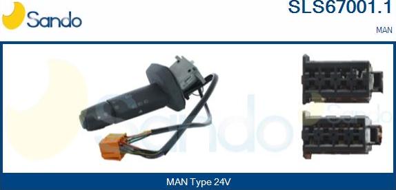 Sando SLS67001.1 - Steering Column Switch autospares.lv