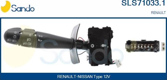 Sando SLS71033.1 - Steering Column Switch autospares.lv