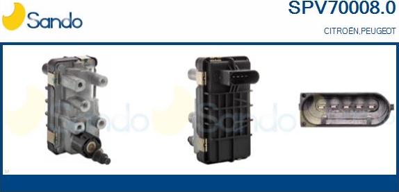 Sando SPV70008.0 - Boost Pressure Control Valve autospares.lv