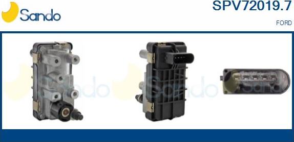 Sando SPV72019.7 - Boost Pressure Control Valve autospares.lv