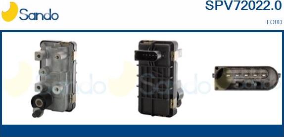 Sando SPV72022.0 - Boost Pressure Control Valve autospares.lv