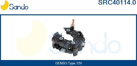 Sando SRC40114.0 - Rectifier, alternator autospares.lv
