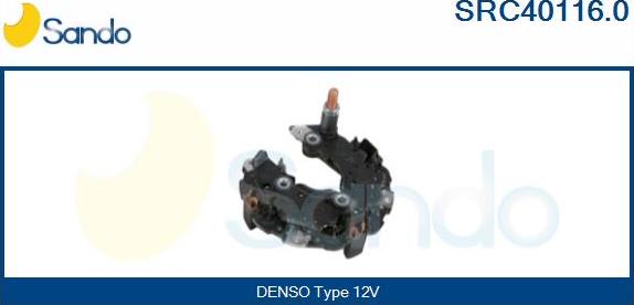 Sando SRC40116.0 - Rectifier, alternator autospares.lv