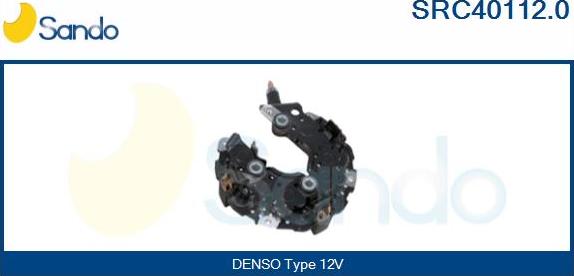 Sando SRC40112.0 - Rectifier, alternator autospares.lv
