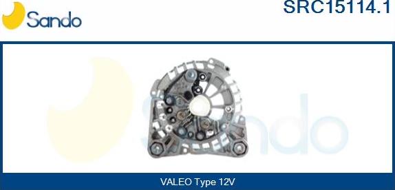 Sando SRC15114.1 - Rectifier, alternator autospares.lv