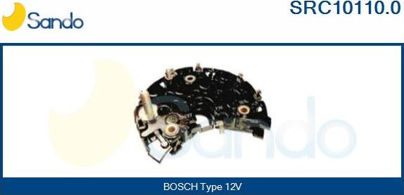 Sando SRC10110.0 - Rectifier, alternator autospares.lv