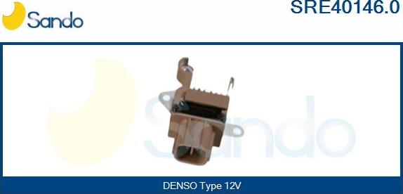 Sando SRE40146.0 - Voltage regulator, alternator autospares.lv