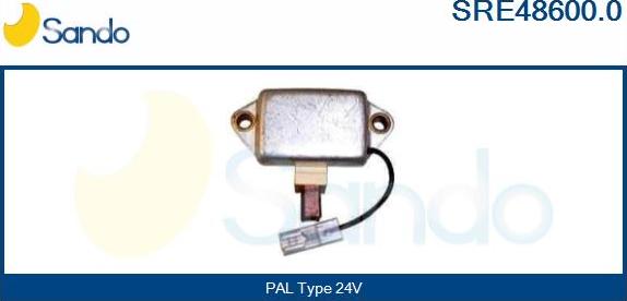 Sando SRE48600.0 - Voltage regulator, alternator autospares.lv