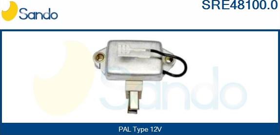 Sando SRE48100.0 - Voltage regulator, alternator autospares.lv