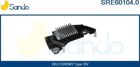 Sando SRE60104.0 - Voltage regulator, alternator autospares.lv