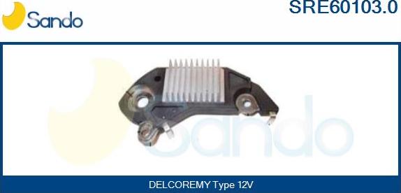 Sando SRE60103.0 - Voltage regulator, alternator autospares.lv