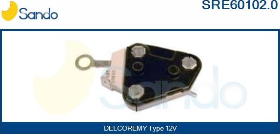 Sando SRE60102.0 - Voltage regulator, alternator autospares.lv