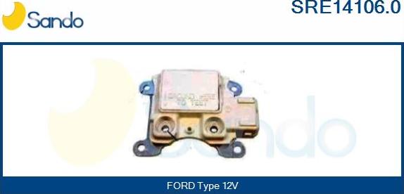 Sando SRE14106.0 - Voltage regulator, alternator autospares.lv