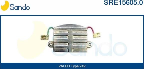 Sando SRE15605.0 - Voltage regulator, alternator autospares.lv