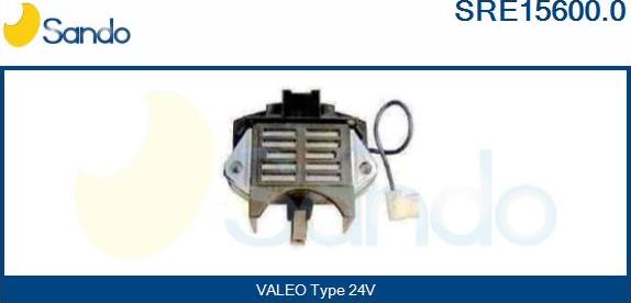 Sando SRE15600.0 - Voltage regulator, alternator autospares.lv