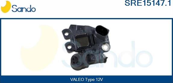 Sando SRE15147.1 - Voltage regulator, alternator autospares.lv