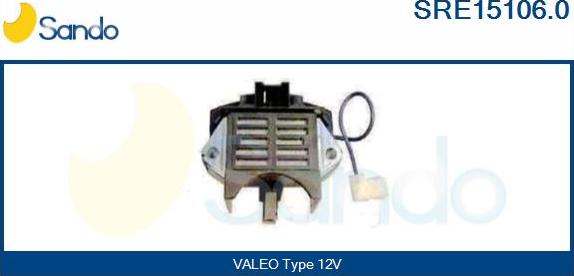 Sando SRE15106.0 - Voltage regulator, alternator autospares.lv