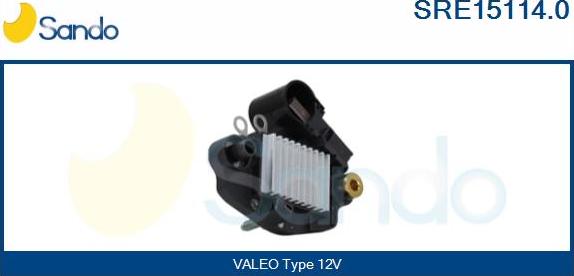 Sando SRE15114.0 - Voltage regulator, alternator autospares.lv