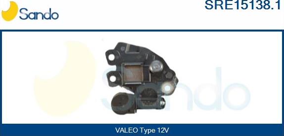 Sando SRE15138.1 - Voltage regulator, alternator autospares.lv