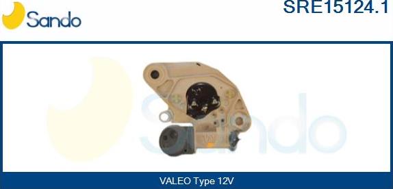 Sando SRE15124.1 - Voltage regulator, alternator autospares.lv