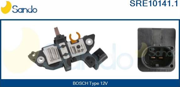 Sando SRE10141.1 - Voltage regulator, alternator autospares.lv