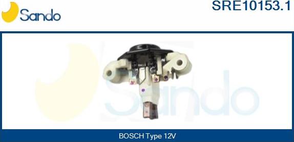 Sando SRE10153.1 - Voltage regulator, alternator autospares.lv